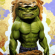 Illustration for article titled Pop paintings recast modern superheroes as Greek gods